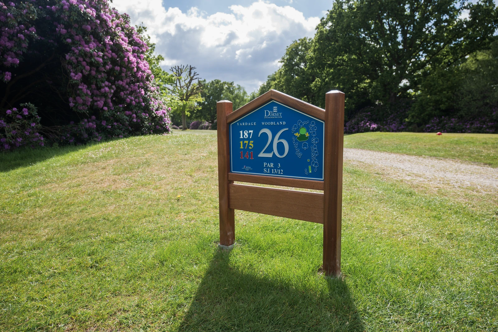 Tee sign at Dorset Golf & Country Club