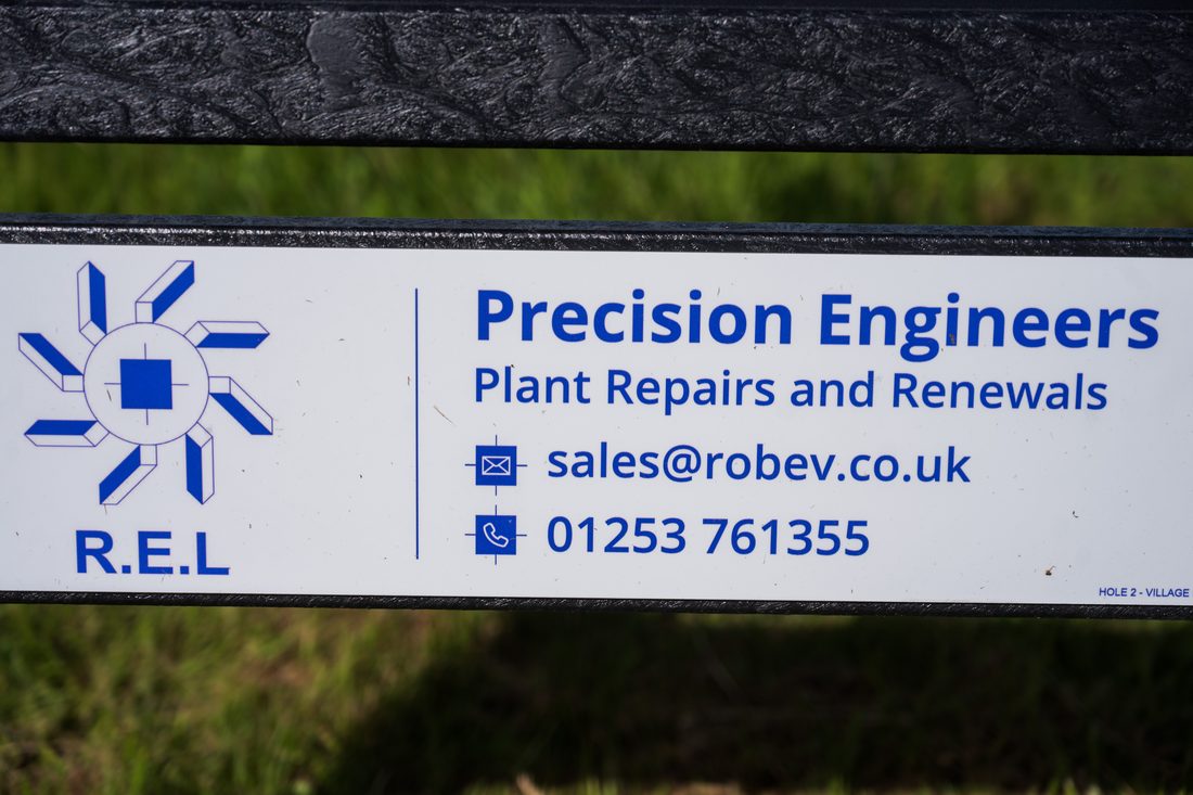 R.E.L’s panel on a JB tee sign